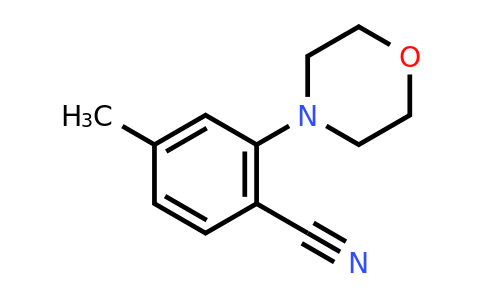 CAS 1251380-33-2 | 4-methyl-2-(morpholin-4-yl)benzonitrile