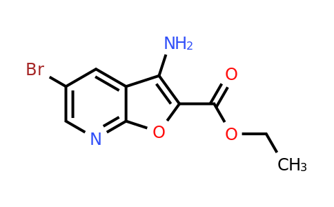 CAS 1251582-89-4 | ethyl 3-amino-5-bromofuro[2,3-b]pyridine-2-carboxylate