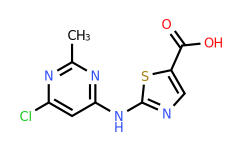 CAS 1251716-89-8 | 2-((6-Chloro-2-methylpyrimidin-4-yl)amino)thiazole-5-carboxylic acid