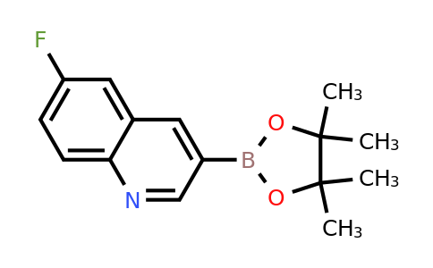 CAS 1251731-31-3 | 6-Fluoro-3-(4,4,5,5-tetramethyl-1,3,2-dioxaborolan-2-yl)quinoline