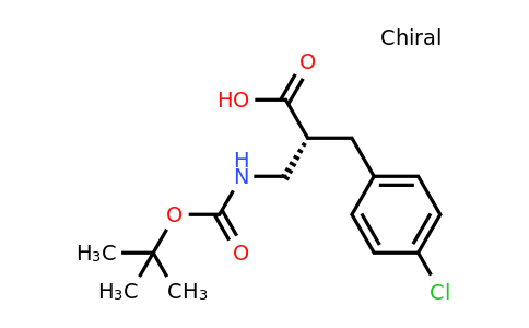 CAS 1251904-39-8 | (R)-2-(Tert-butoxycarbonylamino-methyl)-3-(4-chloro-phenyl)-propionic acid