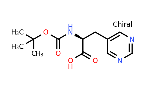 CAS 1251904-63-8 | (2S)-2-{[(tert-butoxy)carbonyl]amino}-3-(pyrimidin-5-yl)propanoic acid