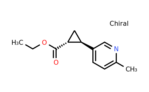 CAS 1251905-92-6 | (1RS,2RS)-2-(6-Methylpyridin-3-yl)-cyclopropanecarboxylic acid ethyl ester