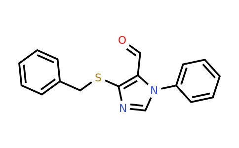 CAS 1251922-54-9 | 4-(Benzylsulfanyl)-1-phenyl-1H-imidazole-5-carbaldehyde