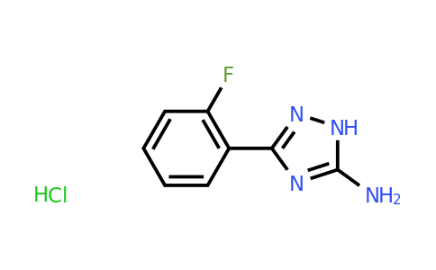 CAS 1251922-61-8 | 3-(2-Fluorophenyl)-1H-1,2,4-triazol-5-amine hydrochloride