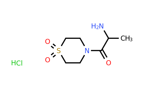 CAS 1251922-66-3 | 4-(2-Aminopropanoyl)-1lambda6-thiomorpholine-1,1-dione hydrochloride