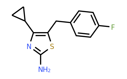 CAS 1251922-72-1 | 4-Cyclopropyl-5-[(4-fluorophenyl)methyl]-1,3-thiazol-2-amine