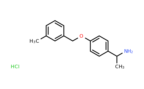 CAS 1251922-75-4 | 1-{4-[(3-methylphenyl)methoxy]phenyl}ethan-1-amine hydrochloride