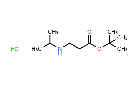 CAS 1251922-80-1 | tert-Butyl 3-[(propan-2-yl)amino]propanoate hydrochloride