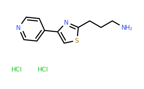 CAS 1251922-93-6 | 3-[4-(Pyridin-4-yl)-1,3-thiazol-2-yl]propan-1-amine dihydrochloride