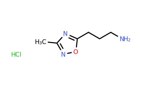 CAS 1251922-99-2 | 3-(3-Methyl-1,2,4-oxadiazol-5-yl)propan-1-amine hydrochloride