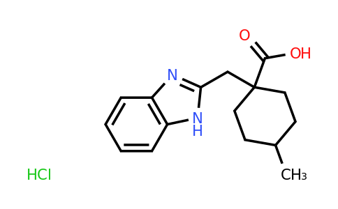 CAS 1251923-03-1 | 1-(1H-1,3-Benzodiazol-2-ylmethyl)-4-methylcyclohexane-1-carboxylic acid hydrochloride
