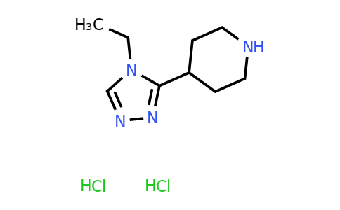CAS 1251923-23-5 | 4-(4-Ethyl-4H-1,2,4-triazol-3-yl)piperidine dihydrochloride
