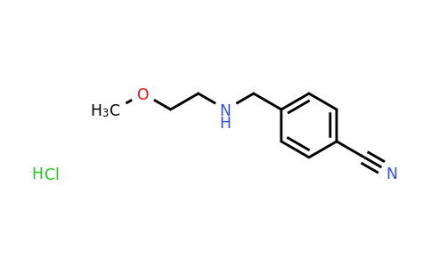 CAS 1251923-40-6 | 4-{[(2-methoxyethyl)amino]methyl}benzonitrile hydrochloride