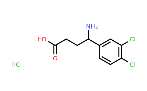 CAS 1251923-47-3 | 4-Amino-4-(3,4-dichlorophenyl)butanoic acid hydrochloride