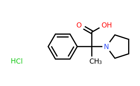 CAS 1251923-67-7 | 2-Phenyl-2-(pyrrolidin-1-yl)propanoic acid hydrochloride