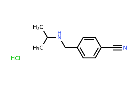 CAS 1251923-99-5 | 4-{[(propan-2-yl)amino]methyl}benzonitrile hydrochloride