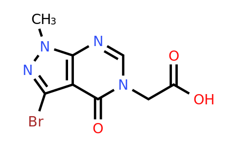 CAS 1251924-18-1 | 2-{3-bromo-1-methyl-4-oxo-1H,4H,5H-pyrazolo[3,4-d]pyrimidin-5-yl}acetic acid