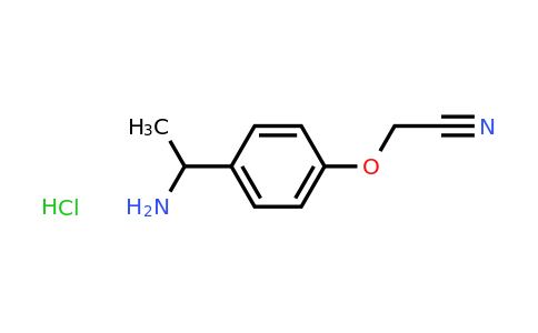 CAS 1251924-23-8 | 2-[4-(1-Aminoethyl)phenoxy]acetonitrile hydrochloride