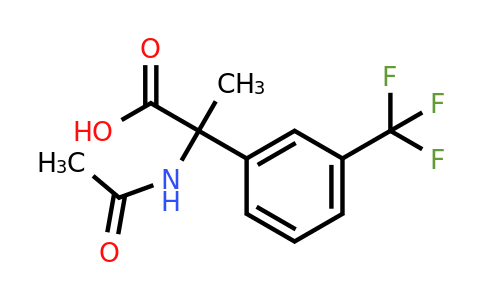 CAS 1251924-28-3 | 2-Acetamido-2-[3-(trifluoromethyl)phenyl]propanoic acid