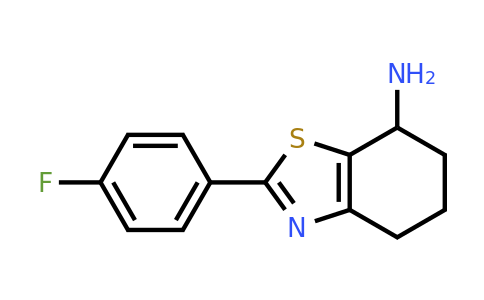 CAS 1251924-55-6 | 2-(4-Fluorophenyl)-4,5,6,7-tetrahydro-1,3-benzothiazol-7-amine