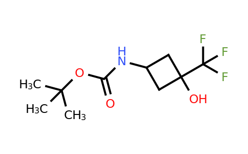 CAS 1251924-65-8 | tert-butyl N-[3-hydroxy-3-(trifluoromethyl)cyclobutyl]carbamate