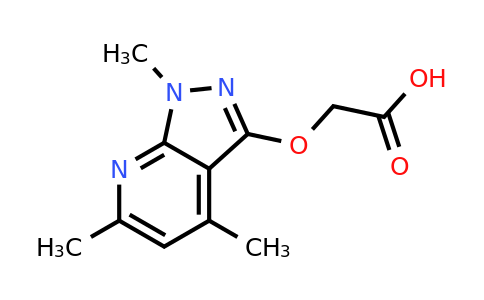 CAS 1251924-75-0 | 2-({1,4,6-trimethyl-1H-pyrazolo[3,4-b]pyridin-3-yl}oxy)acetic acid