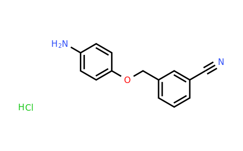 CAS 1251924-79-4 | 3-(4-Aminophenoxymethyl)benzonitrile hydrochloride