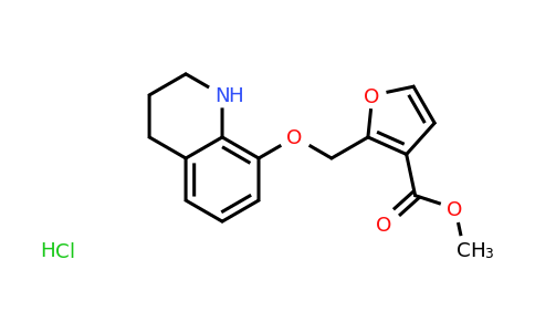 CAS 1251924-80-7 | Methyl 2-[(1,2,3,4-tetrahydroquinolin-8-yloxy)methyl]furan-3-carboxylate hydrochloride