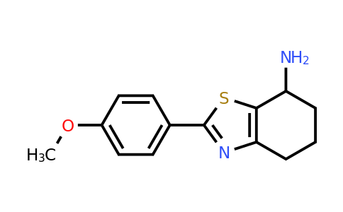 CAS 1251924-95-4 | 2-(4-Methoxyphenyl)-4,5,6,7-tetrahydro-1,3-benzothiazol-7-amine