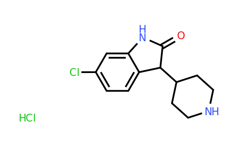 CAS 1251924-98-7 | 6-Chloro-3-(piperidin-4-yl)-2,3-dihydro-1H-indol-2-one hydrochloride