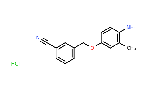 CAS 1251925-23-1 | 3-(4-Amino-3-methylphenoxymethyl)benzonitrile hydrochloride