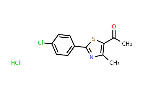 CAS 1251925-25-3 | 1-[2-(4-Chlorophenyl)-4-methyl-1,3-thiazol-5-yl]ethan-1-one hydrochloride