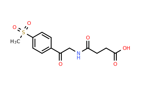 CAS 1251925-44-6 | 3-{[2-(4-methanesulfonylphenyl)-2-oxoethyl]carbamoyl}propanoic acid