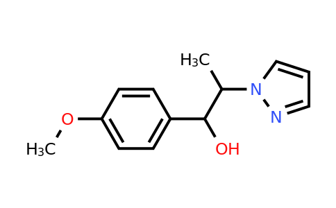 CAS 1252364-39-8 | 1-(4-Methoxyphenyl)-2-(1H-pyrazol-1-yl)propan-1-ol