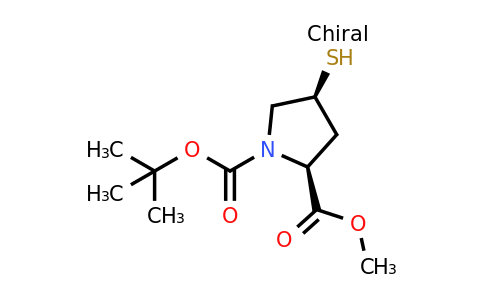 CAS 1252640-74-6 | 1-tert-butyl 2-methyl (2S,4S)-4-sulfanylpyrrolidine-1,2-dicarboxylate