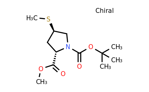 CAS 1252640-75-7 | 1-tert-butyl 2-methyl (2S,4R)-4-(methylsulfanyl)pyrrolidine-1,2-dicarboxylate