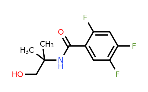 CAS 125290-71-3 | 2,4,5-Trifluoro-N-(1-hydroxy-2-methylpropan-2-yl)benzamide