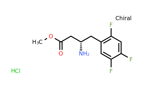 CAS 1253056-12-0 | (S)-Methyl 3-amino-4-(2,4,5-trifluorophenyl)butanoate hydrochloride