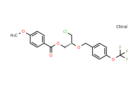 CAS 1253202-35-5 | (R)-3-chloro-2-((4-(trifluoromethoxy)benzyl)oxy)propyl 4-methoxybenzoate
