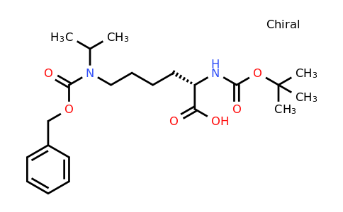 CAS 125323-99-1 | (S)-6-(((Benzyloxy)carbonyl)(isopropyl)amino)-2-((tert-butoxycarbonyl)amino)hexanoic acid