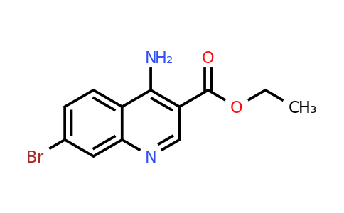CAS 1253420-35-7 | Ethyl 4-amino-7-bromoquinoline-3-carboxylate