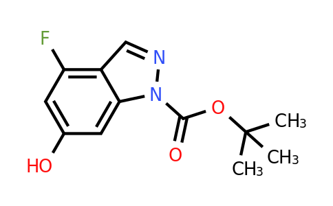 CAS 1253789-61-5 | tert-Butyl 4-fluoro-6-hydroxy-1H-indazole-1-carboxylate