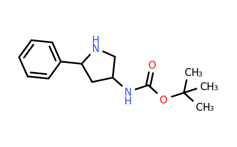 CAS 1253789-67-1 | Tert-butyl 5-phenylpyrrolidin-3-ylcarbamate