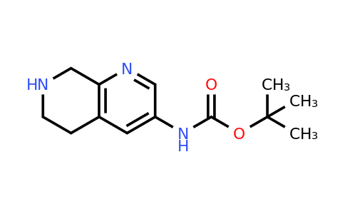 CAS 1253790-48-5 | Tert-butyl 5,6,7,8-tetrahydro-1,7-naphthyridin-3-ylcarbamate