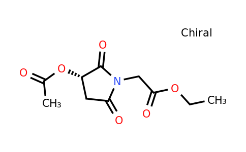 CAS 1253790-52-1 | (S)-Ethyl (3-acetoxy-2,5-dioxopyrrolidin-1-YL)acetate