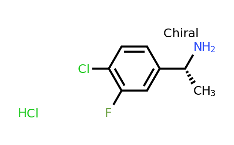 CAS 1253790-80-5 | (R)-1-(4-Chloro-3-fluorophenyl)ethanamine hydrochloride