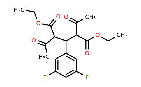 CAS 1253792-42-5 | diethyl 2,4-diacetyl-3-(3,5-difluorophenyl)pentanedioate