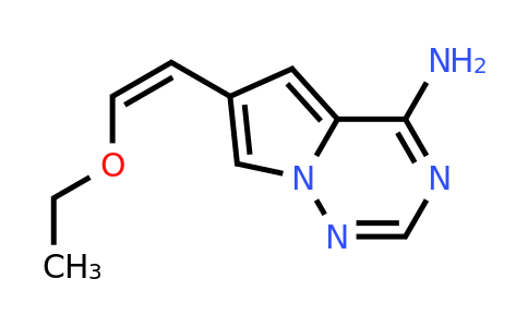 CAS 1253962-45-6 | 6-[(Z)-2-ethoxyethenyl]pyrrolo[2,1-f][1,2,4]triazin-4-amine