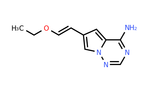 CAS 1253962-47-8 | 6-[(E)-2-ethoxyvinyl]pyrrolo[2,1-f][1,2,4]triazin-4-amine